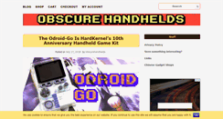 Desktop Screenshot of obscurehandhelds.com